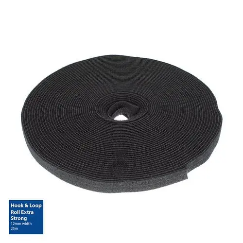 ACT ACT Klittenband rol extra sterk 12mm 25m