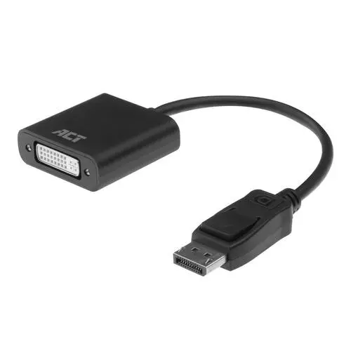 ACT Adapter DisplayPort male - DVI female 0.15 Meter