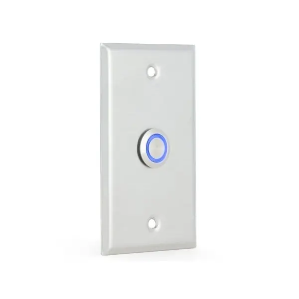 Algo Wall switch single gang - Blauw LED