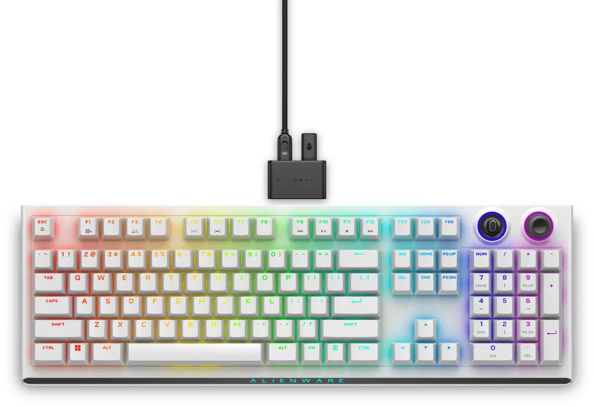 Alienware Tri-Mode Wireless Gaming Keyboard - AW920K (Lunar Light)