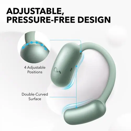 Anker AeroFit 2 Headset Draadloos oorhaak Muziek/Voor elke dag Bluetooth Groen