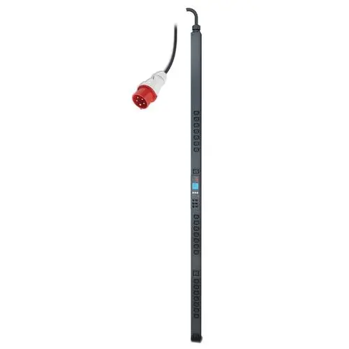 APC Rack PDU AP8481, Metered-by-Outlet, ZeroU, 32A, 400V, (21x) C13 & (3x) C19, IEC 309 16A 3Fase stekker