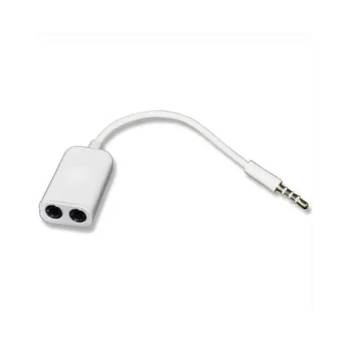 Audio Splitter Jack 3,5mm Smartphone - Wit
