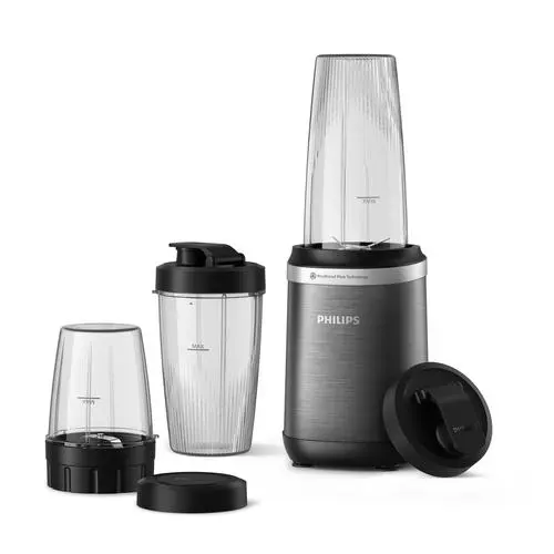 Blender 1000W 700ml Tritan tumbler 550ml Tritan tumbler 300ml Tritan cup 6-starblade 2-star blade black metal & black