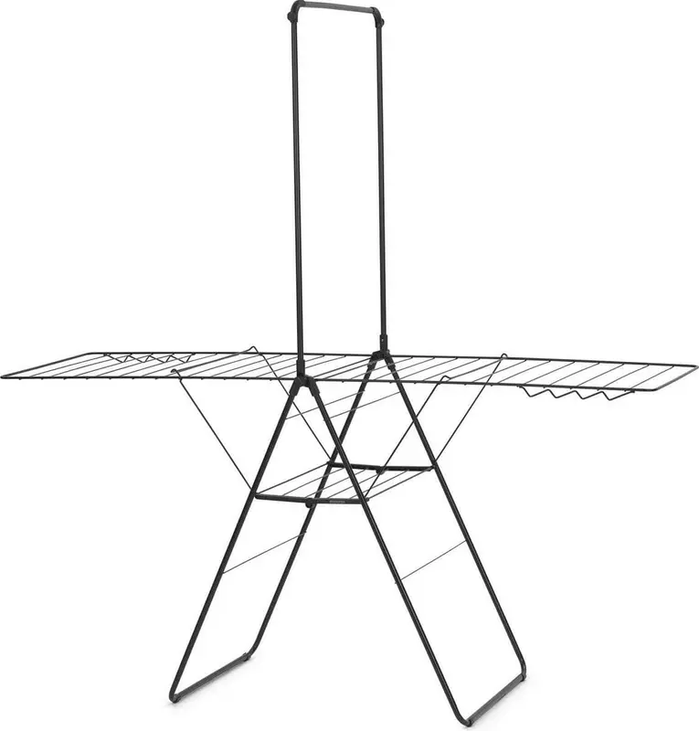 Brabantia HangOn droogrek, 25 m met stang - Matt Black