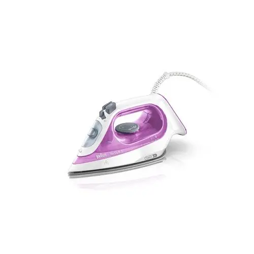 Braun SI 3031 PU Stoomstrijkijzer Keramische zoolplaat 2300 W Grijs, Paars, Wit