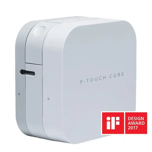 Brother Draagbaar model (wit/lichtgrijs) 3.5/6/9/12 mm. Tze-tape 180 dpi. Bluetooth V 2.1 + EDR Class 2 + AppleMFi gecertificeert