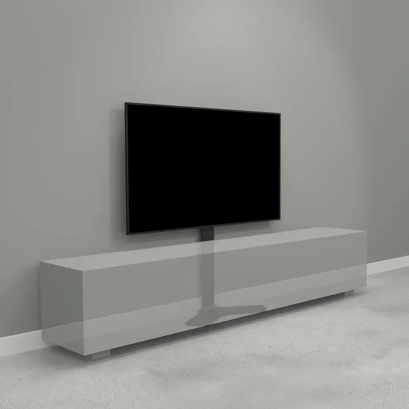Cavus Vloerstandaard Hybrid 120cm Hoog Vesa 400x200 Zwart