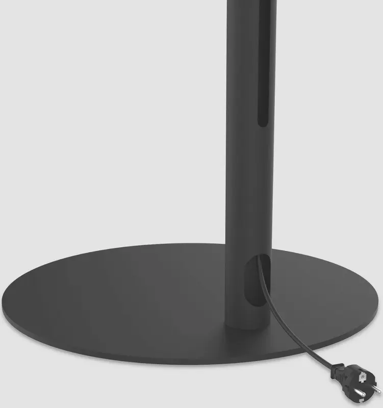 Cavus Vloerstandaard Sphere 100cm Hoog Vesa 300x300 Zwart