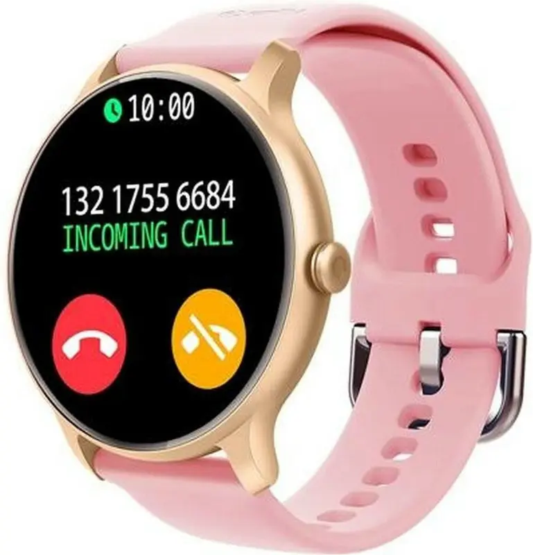 Celly Trainermoon Smartwatch Round Roze