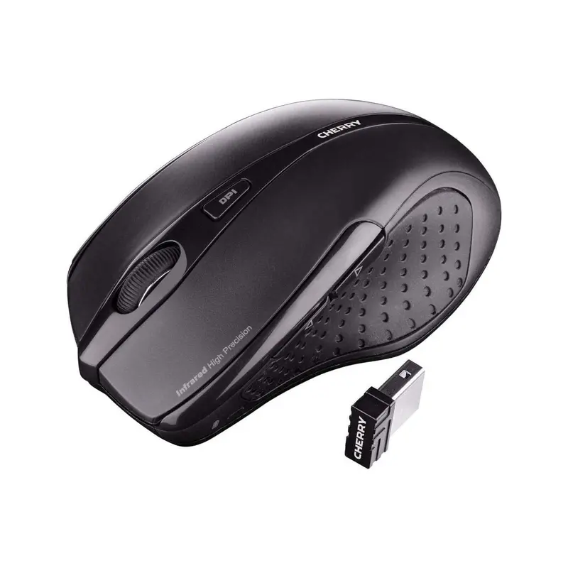 Cherry JW-T0100 draadloze muis USB zwart Single effen