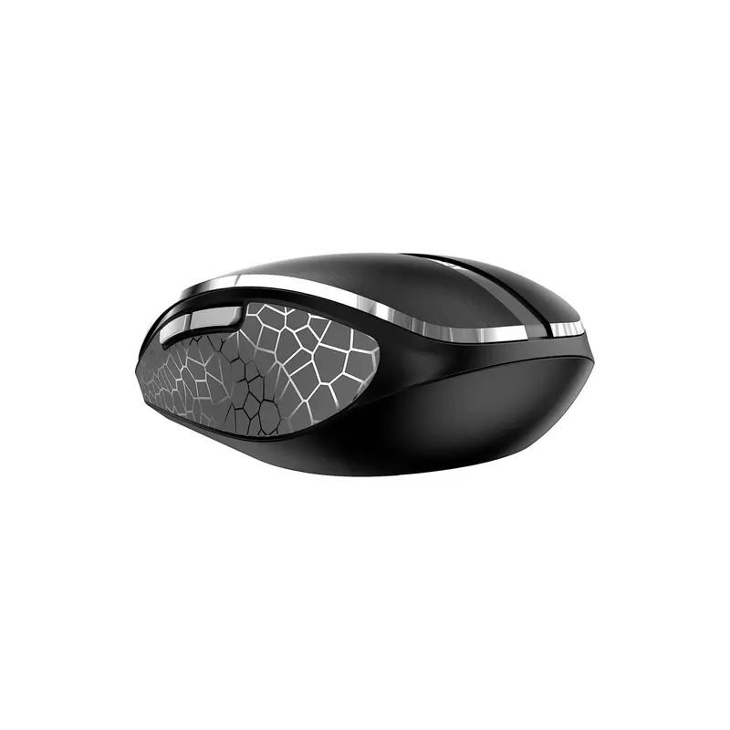 CHERRY MW 8C ADVANCED, draadloze en oplaadbare muis, Bluetooth®- of radioverbinding, encryptie met AES-128, zeer nauwkeurige sensor met instelbare resolutie op 4 niveaus, zwart