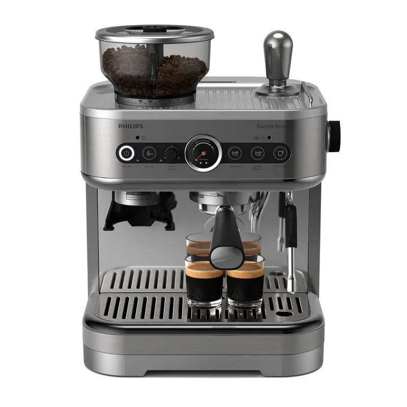 Coffee machine PHI BARISTA BREW SEMI AUTO DUAL SILVER
