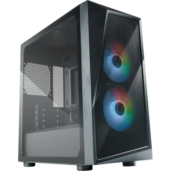Cooler Master CP320-KGNN-S00 CMP 320, mATX, Midi-Toren, 120 mm, Venster, ARGB, Zwart