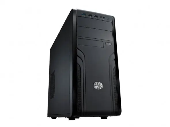 Cooler Master FOR-500-KKN1 CM Force 500 [ATX 5,25x2 3,5x8 PCIx10 ventilatoren x2 zwart]