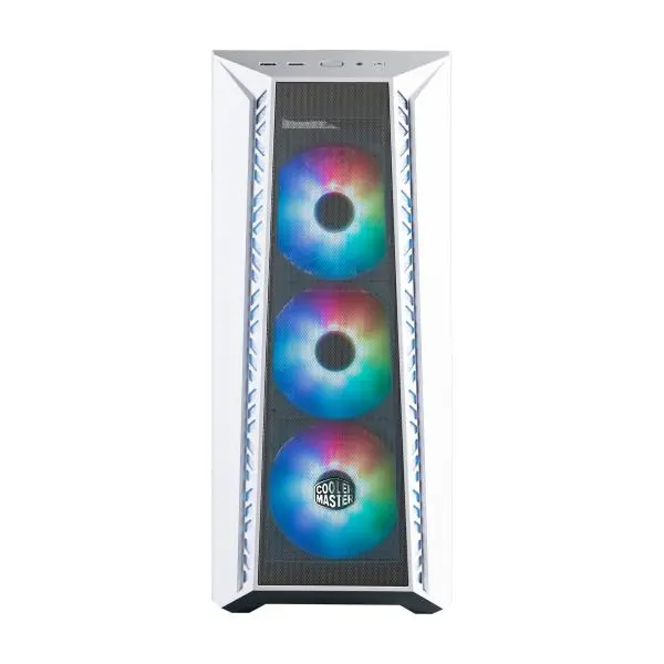 Cooler Master MB520-WGNN-S00 MasterBox 520 Mesh Wit, ATX, midi, Rand-tot-rand transparant venster