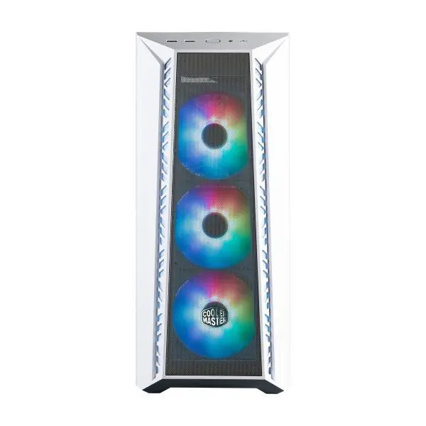 Cooler Master MB520-WGNN-S01 MasterBox 520 wit, ATX, Midi-Tower, transparant venster van rand tot rand