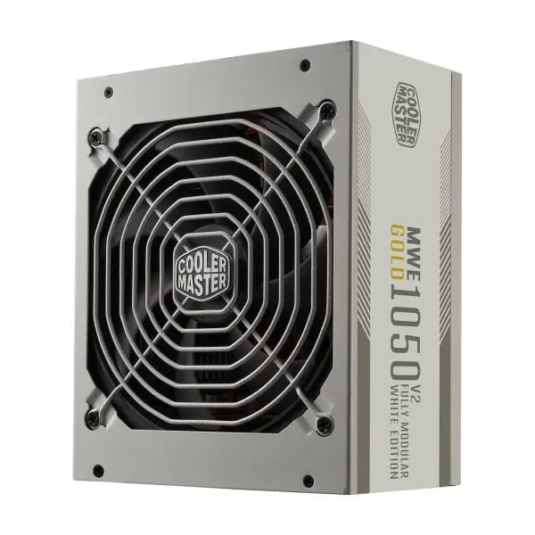 Cooler Master MPE-A501-AFCAG-3GEU MWE Gold V2 Wit, ATX3.0, 1050W, 90%, 140mm, 3x PCIe 6+2, 12x SA