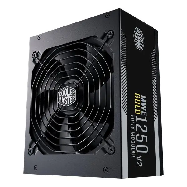 Cooler Master MPE-C501-AFCAG-EU MWE Gold V2, ATX, 1250W, RTX Ready, modulair, 140 mm, zwart