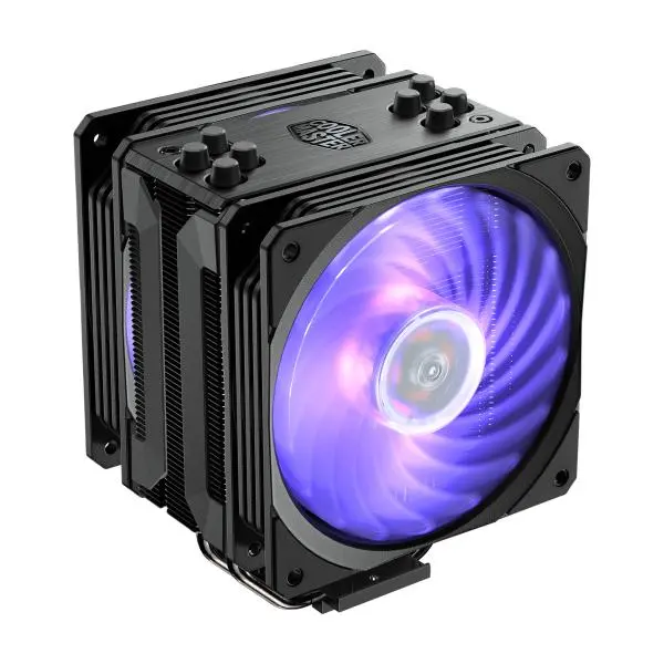 Cooler Master RR-212S-20PC-R2 Hyper 212RGB Zwarte editie met LGA1700, 120 mm, 650-2000 RPM, 4 heatpipes