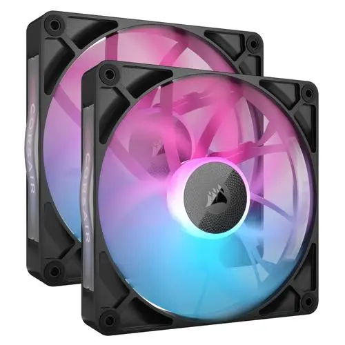 Corsair CORSAIR RX RGB Series iCUE LINK RX140 RGB 140mm RGB Fan Dual Fan Kit
