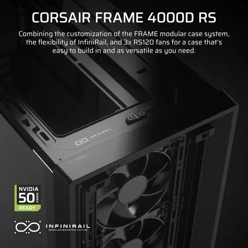 Corsair FRAME 4000D RS Midi Tower Zwart
