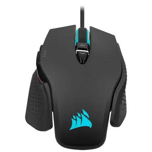 Corsair M65 RGB ULTRA Gaming Mouse  Backlit RGBLED  Optical  Silver ALU  Black  (CH-9309411-EU2)