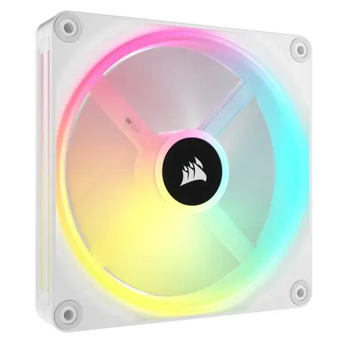 Corsair QX RGB Series iCUE LINK QX140 RGB WHITE140mm Magnetic Dome RGB Fan Expansion Kit
