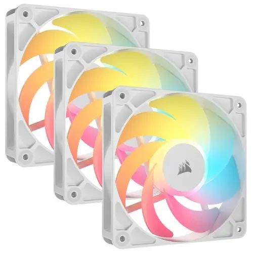 CORSAIR RS120-R ARGB White 120mm ARGB Fan Triple Pack