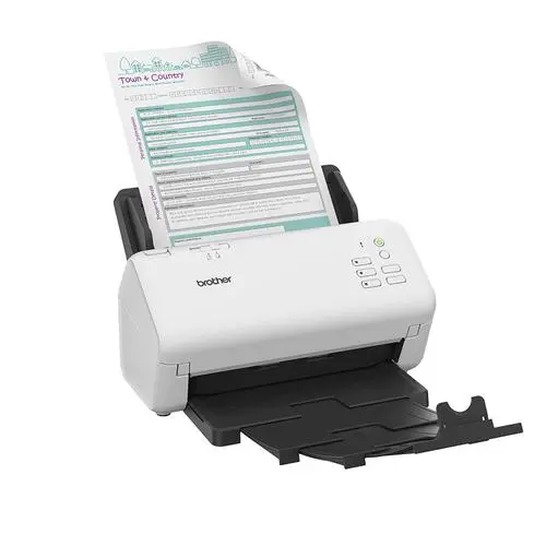 Desktopscanner dubbelzijdig scannen 40 ppm (dubbelzijdig zwart-wit/kleur) 600 x600 dpi 512MB USB host 80 vel ADF