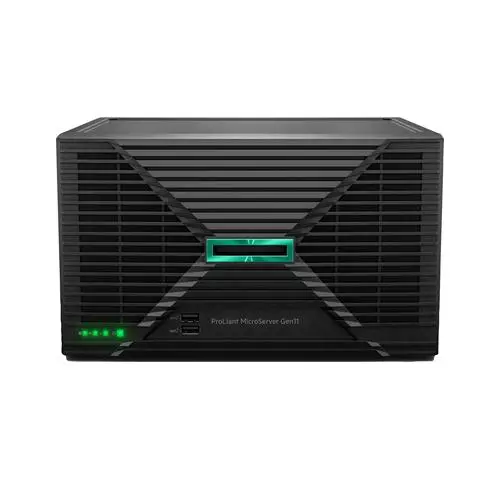 HPE ProLiant MicroServer Gen11 G7400 2c 16GB-U 4LFF-NHP 1TB HDD 180W Ext PS EMEA Cmp Module server Ultra Micro Tower Intel® Pentium® Gold 3,7 GHz DDR5-SDRAM