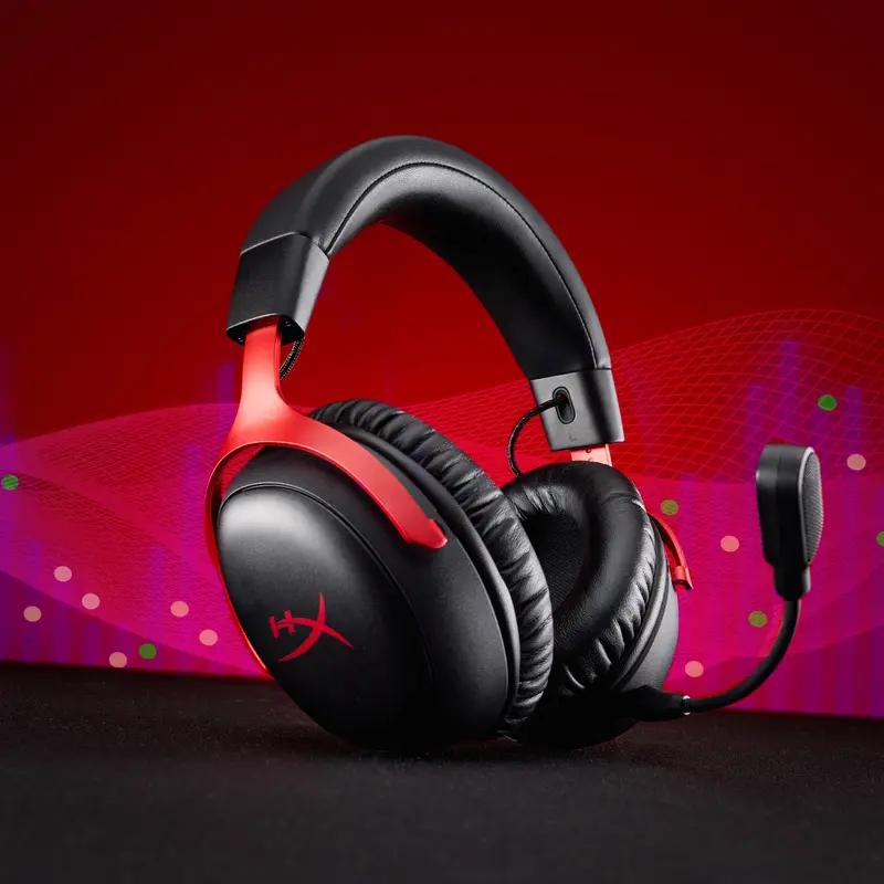 HyperX Cloud III S Wireless - Red/Black