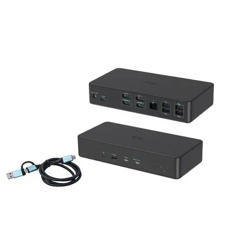 i-tec USB 3.0 / USB-C / Thunderbolt 3 Professional Dual 4K Display Docking Station Generation 2 + Power Delivery 100W