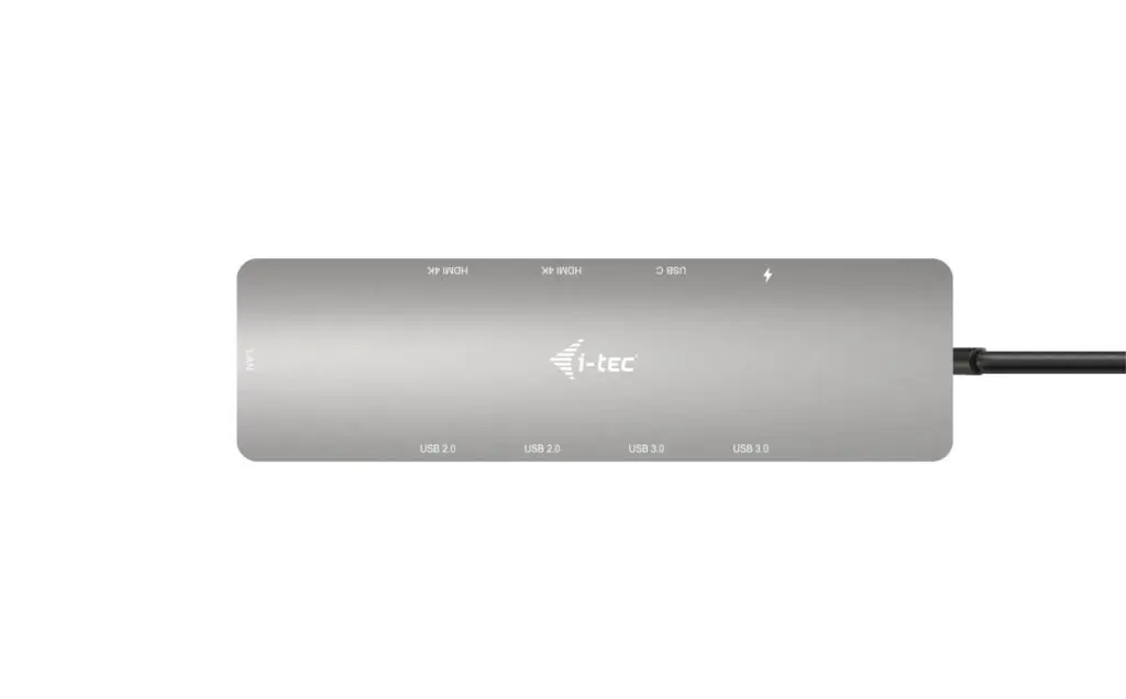 i-tec USB-C Metal Nano 2x HDMI Docking Station PD 100W