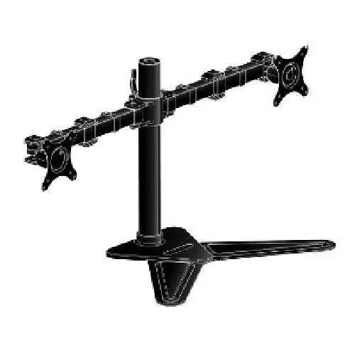 Iiyama Flexible desk stand for dual monitor. Monitor size 10i~30i. VESA 75x75 or 100x100mm. <=10kg