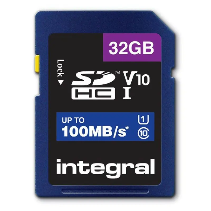 Integral V10 SDHC card 32GB 100MB/s
