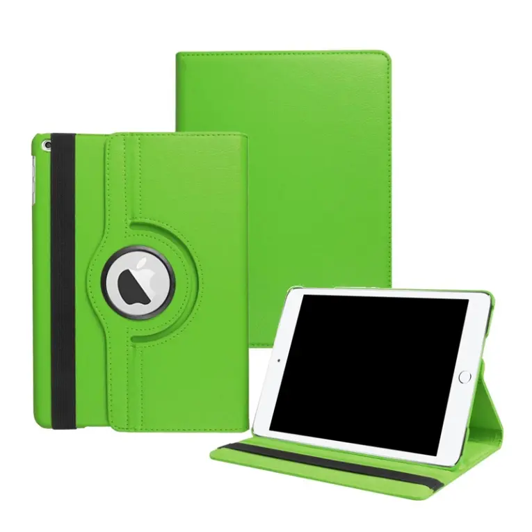 iPad 2017 hoes - 360 graden draaibaar - groen