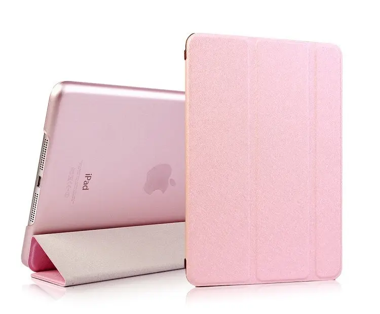 iPad 2017 Smart Cover Case - Texture Licht Roze