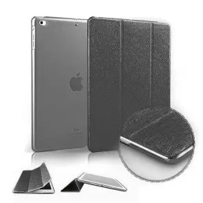 iPad 2017 Smart Cover Case - Texture Zwart