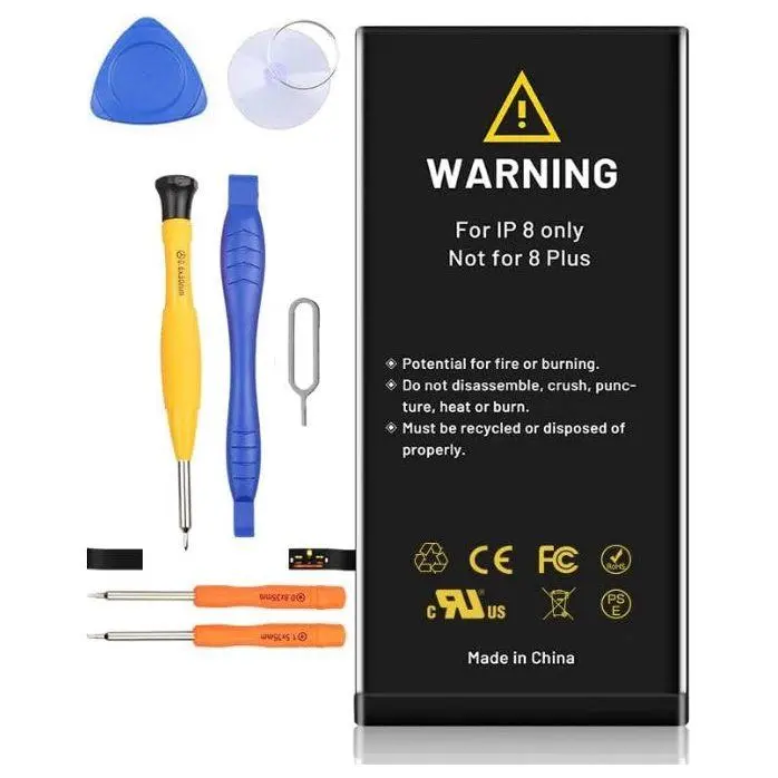 iPhone 8 Accu Battery met hoge capaciteit met Repair Toolkit