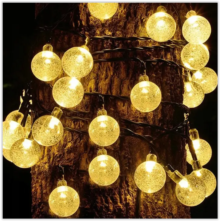 Kerst slinger solar - 20 LEDs - 485cm