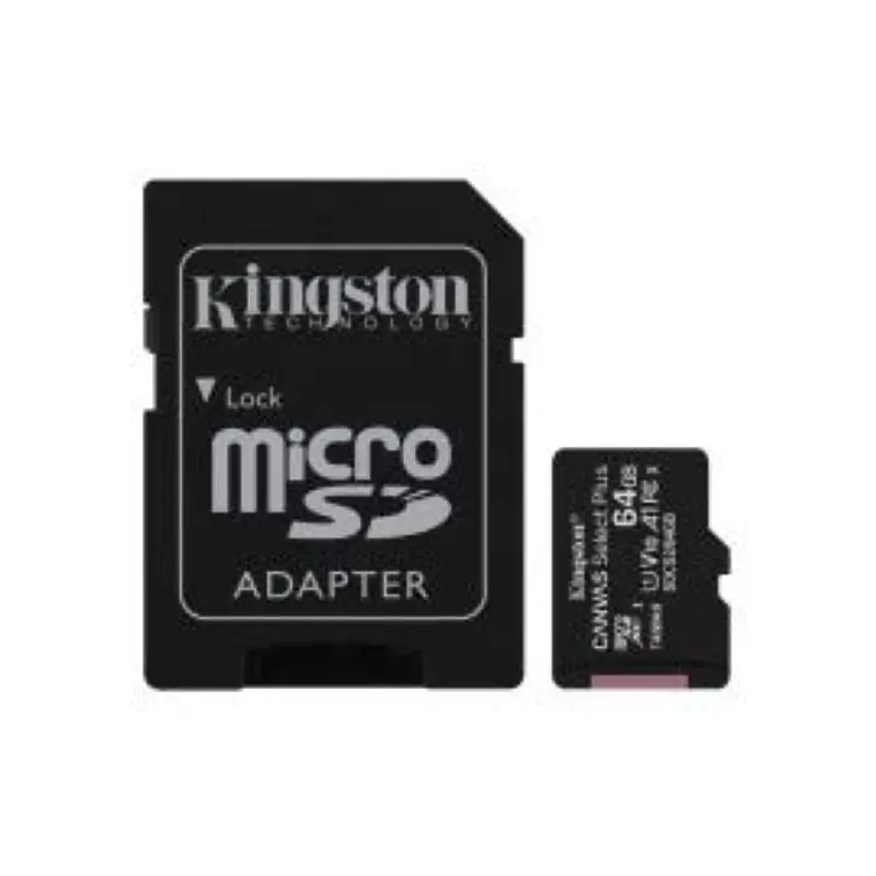 Kingston Canvas Select Plus microSDcard,64GB,Grijs