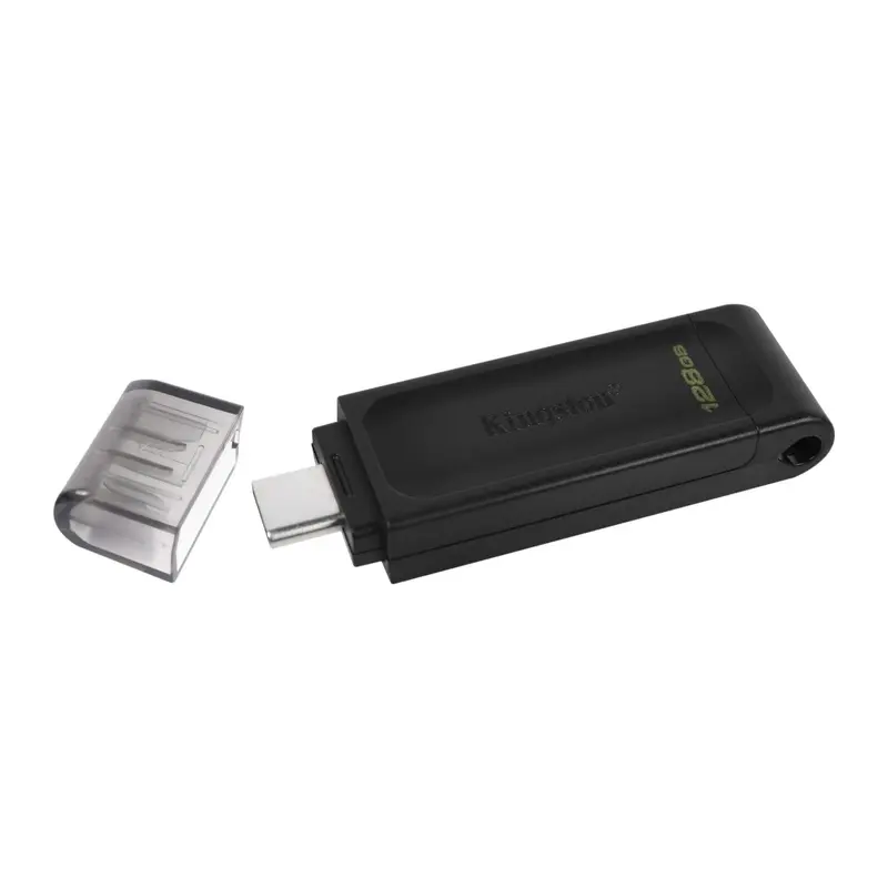Kingston DataTraveler 70 - DT70/128GB USB-C Flash Drive Zwart