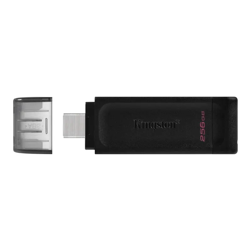 Kingston DataTraveler 70 - DT70/256GB USB-C Flash Drive Zwart