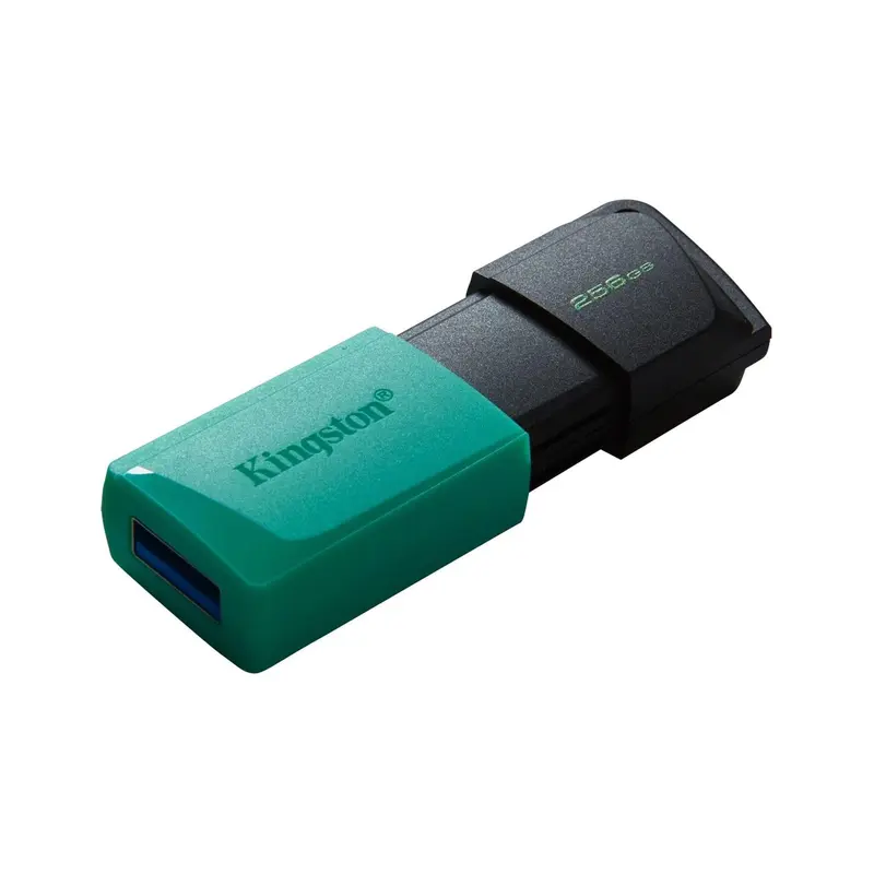 Kingston DataTraveler Exodia M DTXM/256GB USB 3.0 Gen 1 - with Moving Cap, Black/Green