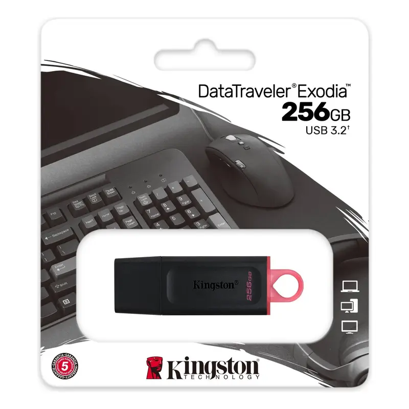 Kingston DataTraveler USB stick 256GB USB Drive USB 3.2 Exodia - USB 3.2