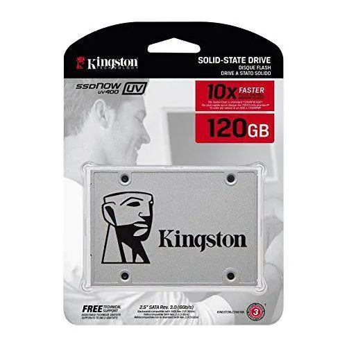 Kingston SSDNow UV400 solid-state drive van 120 GB (2,5-inch SATA 3-stand-alone schijf)