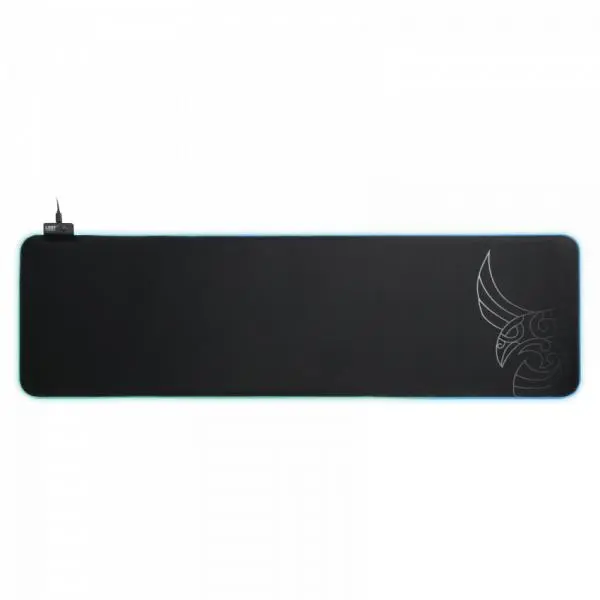 L33T Gaming 160406 Asar Bardagi XXL RGB Gaming-muismat, Snel oppervlak. 920 x 294 x 3 mm, Zwart