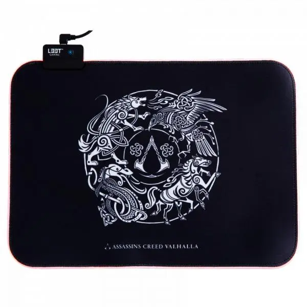 L33T Gaming 1830145 Assassin's Creed RGB-muismat (M) 355 x 255 x 3 mm