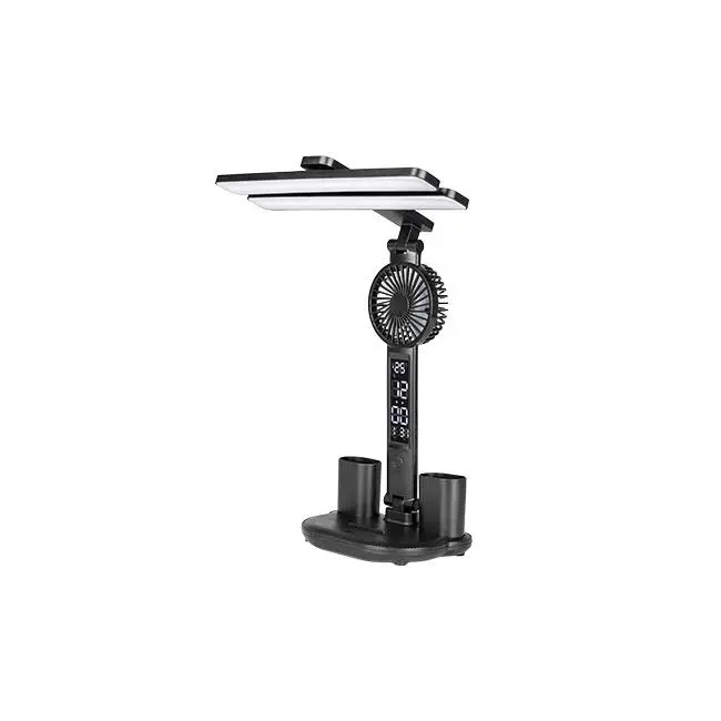 LED dimbare bureaulamp - CCT - Met ventilator en klok